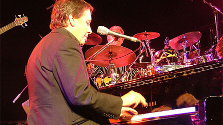 Jools Holland at Brecon Jazz Festival. Photo: Linda Gregory