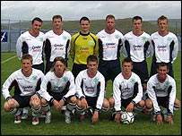 Guernsey Men's Football Team in Shetland 2003