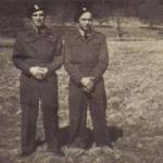 Stanislaw Pawlinski (right), recovered from his injuries, pictured in Inveraray, 1946.