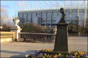 St James' Park viewed from Leazes Park