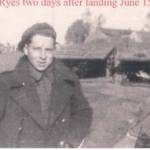 AT Ryes, two days after landing June 15th 1944