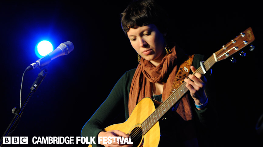 Alela Diane on stage on Thursday evening.