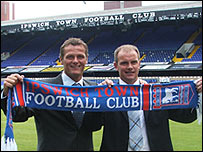 Jim Magilton and Bryan Klug