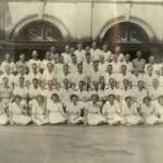 The Entire Drafting Office, Far Eastern Fleet, Colombo, Ceylon. September 1944.