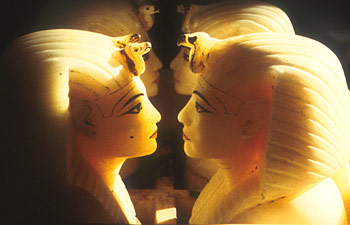 Stoppers from the Canopic Chest