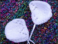 Tiny Knitted Bonnet 