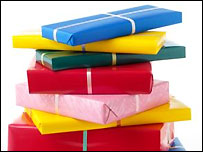 A pile of presents