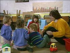 children at nursery