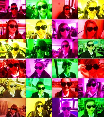 Sunglasses pop art
