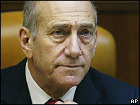 Ehud Olmert mecliste