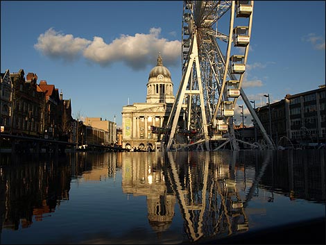 The Nottingham Eye. Photo by Dave Cavill. 