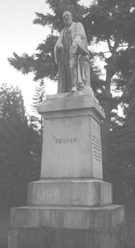 Lord Kelvin statue, Botanic Gardens, Belfast