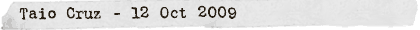 Taio Cruz - 12 Oct 2009