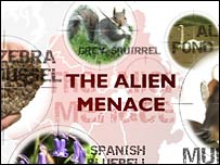 Alien Menace series logo