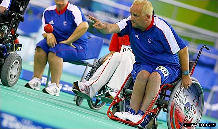 GB's Nigel Murray in action