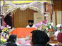 Inside Sheffield Gurdwara