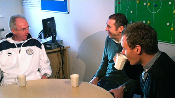 Sven Goran Erikkson, Martin Keown and Dan Walker