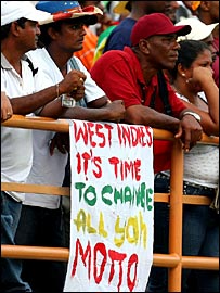 The Windies fans have not had much to celebrate
