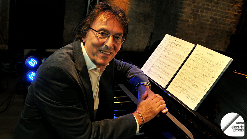 Don Black at the piano