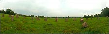 Stone Circle before Glastonbury Festival 2003