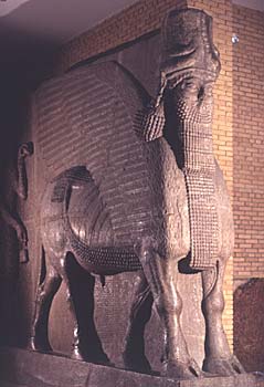 Assyrian guardian figure