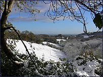Aisholt in the snow (David Holman)