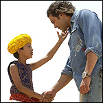 Bobby Deol and young Dwij Yadav