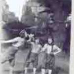 Smelling the flowers at Cheney Court