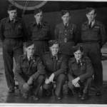 Lancaster Crew, See bottom of story for names. (F for Freddie)