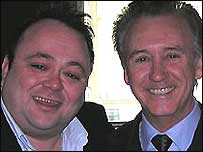 Toby and Tony in the studio