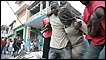 Feridos no Haiti