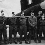 7 Squdron W7441 seven members of crew with Srerling aircraft.