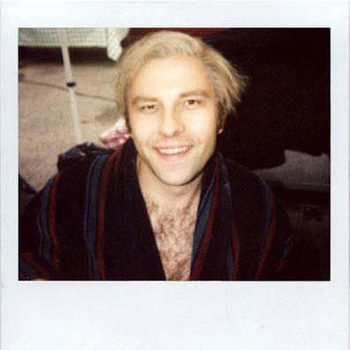 David Walliams make-up polaroid