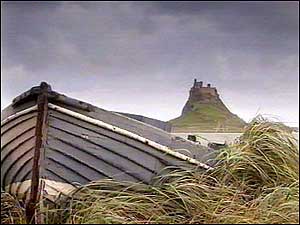 Holy Island (Image: boat and island)