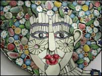 Cleo Mussi's mosaic in the Open Centre
