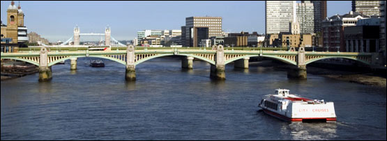 A boat on the River Thames