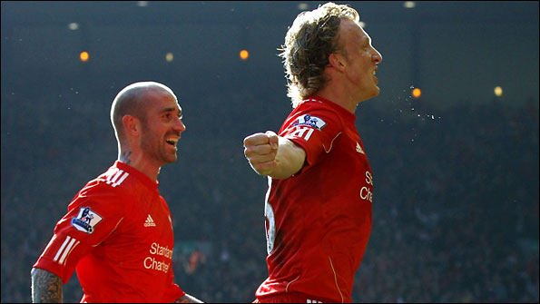 Liverpool forward Dirk Kuyt