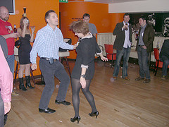 End of night dancing