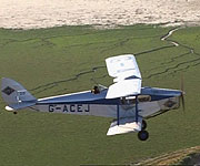 A de Havilland 'Fox Moth' used for pleasure flights in the 50's