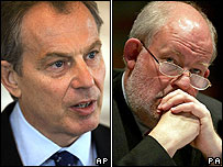 Başbakan Blair ve İçişleri Bakanı Clarke