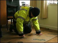 Assessing the house damage