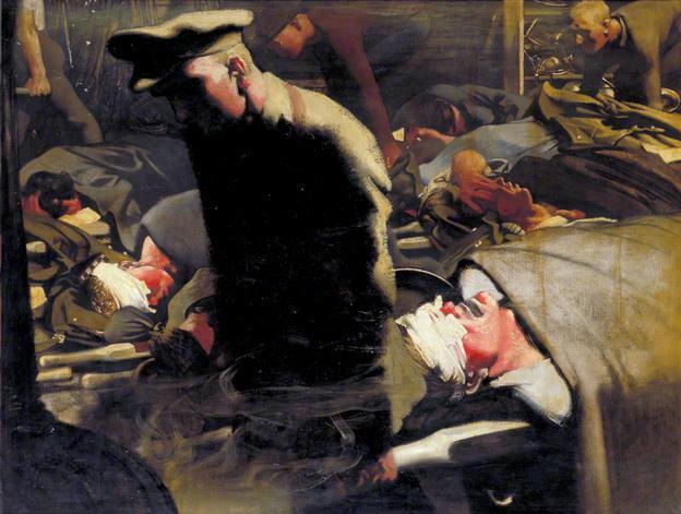 Gassed and Wounded (Eric Henri Kennington, 1918, Imperial War Museum)