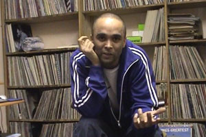 Tom loves his record collection