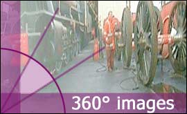 360° image of Great Central Railway yard.