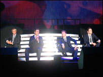 Westlife performing at Carlisle Live 2007