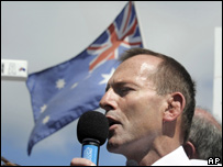 Австралискиот опозициски лидер Тони Абот