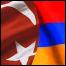 Türk ve Ermeni bayrakları