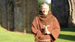 Derek Brockway dressed up as a monk