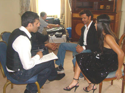 Hrithik Roshan & Barbara Mori in London for the Kites Premiere