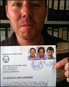 Producer Jonathan Sumberg with accreditation